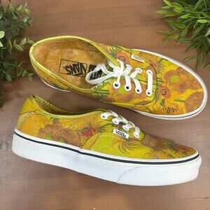 Vans Vincent Van Gogh x Authentic Sunflowers Shoes Unisex Size M6/W7.5
